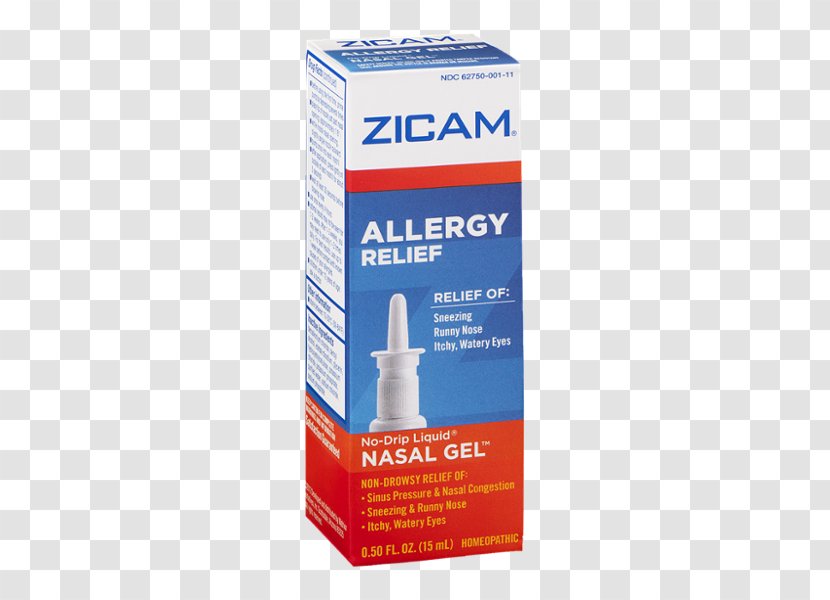 Zicam Nasal Congestion Spray Sinus Oxymetazoline - Common Cold - Nose Transparent PNG