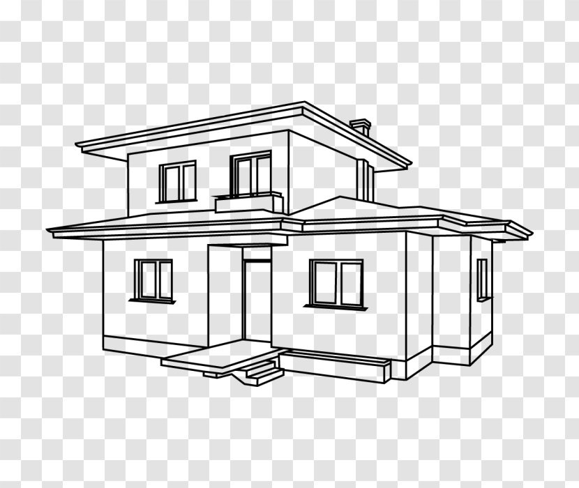 House Duplex Basement Terrace Facade - Building - Bine Transparent PNG