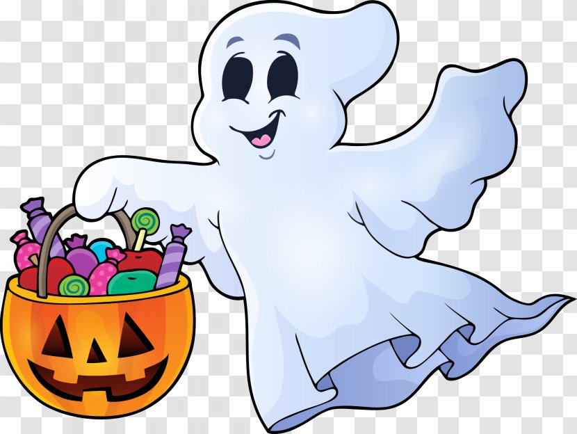 Ghost Halloween Illustration - Silhouette - Executive Pumpkin Cute Little Transparent PNG