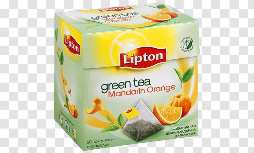 White Tea Green Flowering Lipton - Orange Drink Transparent PNG