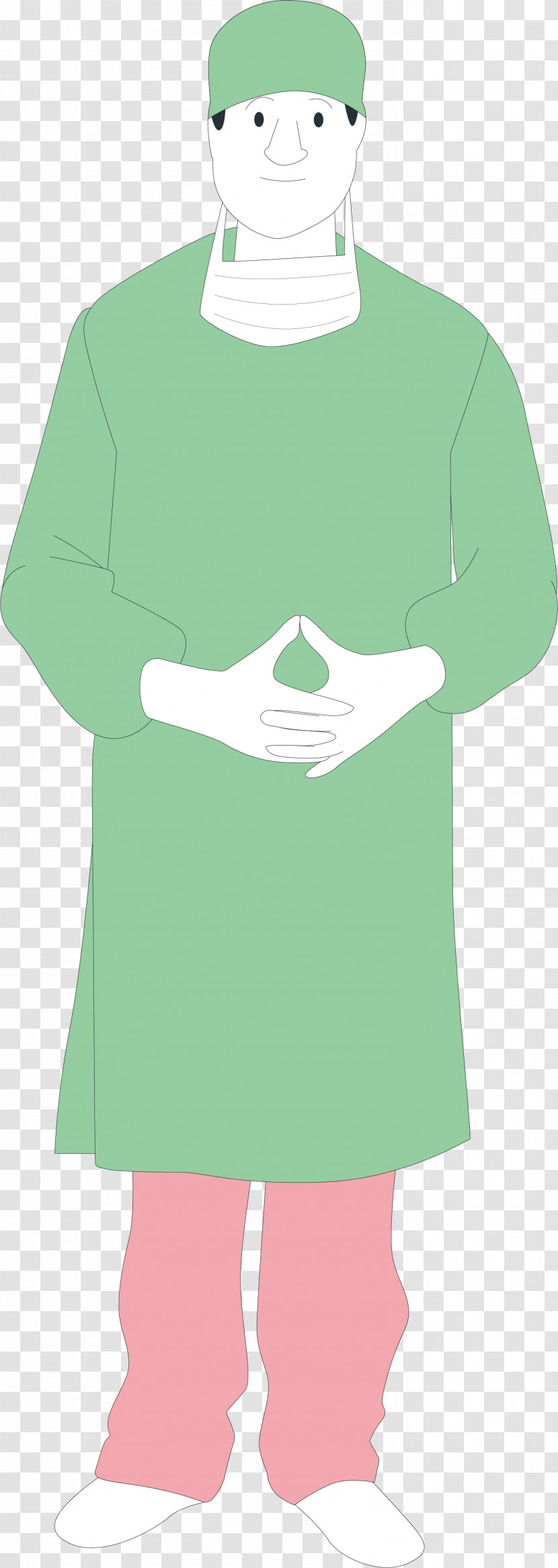 T-shirt Sleeve Character Cartoon Green Transparent PNG