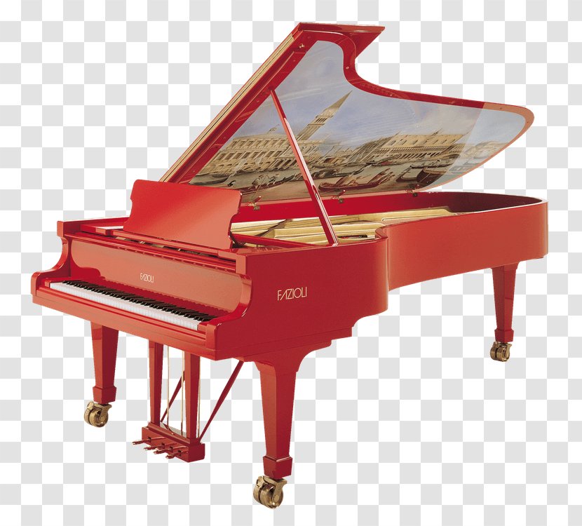 Fazioli Grand Piano Musical Instruments Digital - Cartoon Transparent PNG