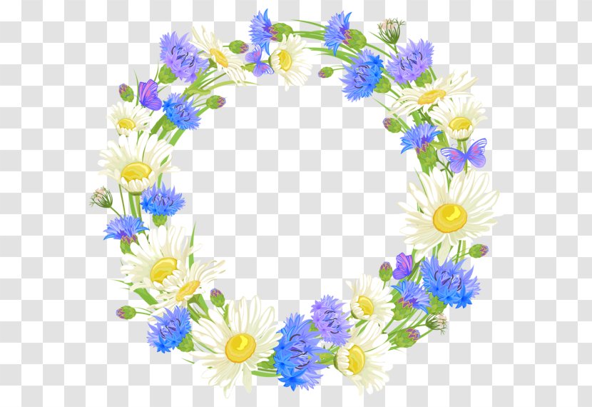 Flower Wreath Garland Clip Art - Floristry - Wedding Transparent PNG
