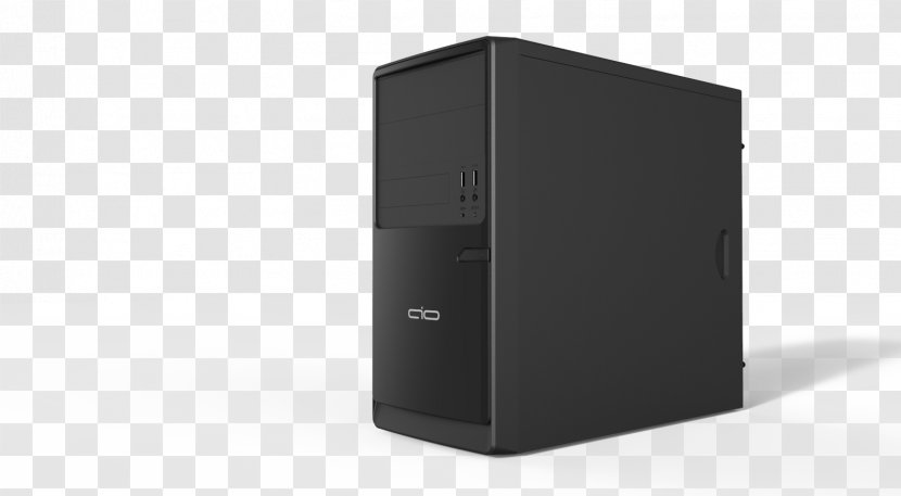 Computer Cases & Housings MicroATX Product Black - High Gloss Transparent PNG