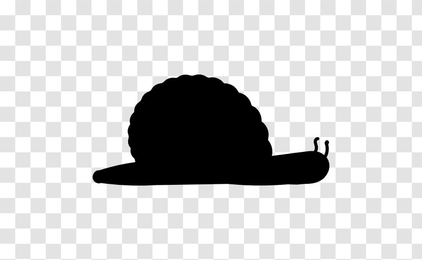 Insect Trivia Silhouette Black And White - Headgear - Snail Transparent PNG