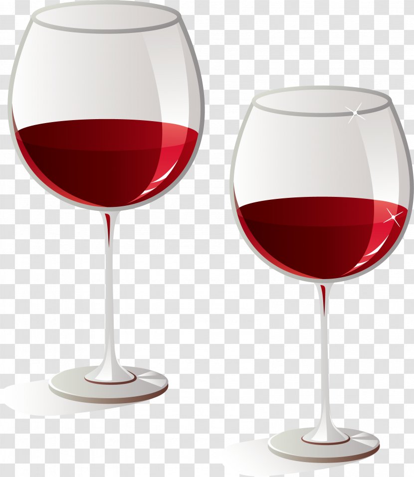 White Wine Red Glass Clip Art - Cocktail Transparent PNG