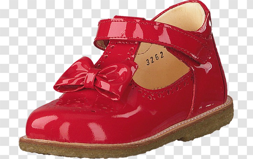 Mary Jane Shoe Sneakers Ballet Flat Red - Hook And Loop Fastener Transparent PNG