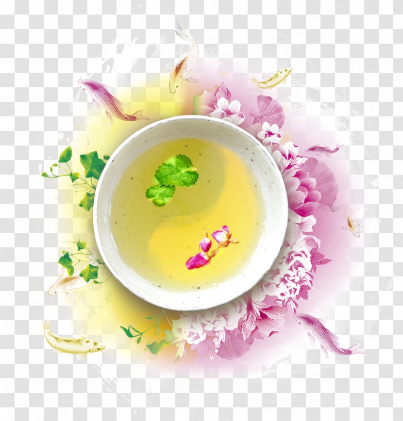 Flowering Tea Green Oolong Black - Drink - Pattern Transparent PNG