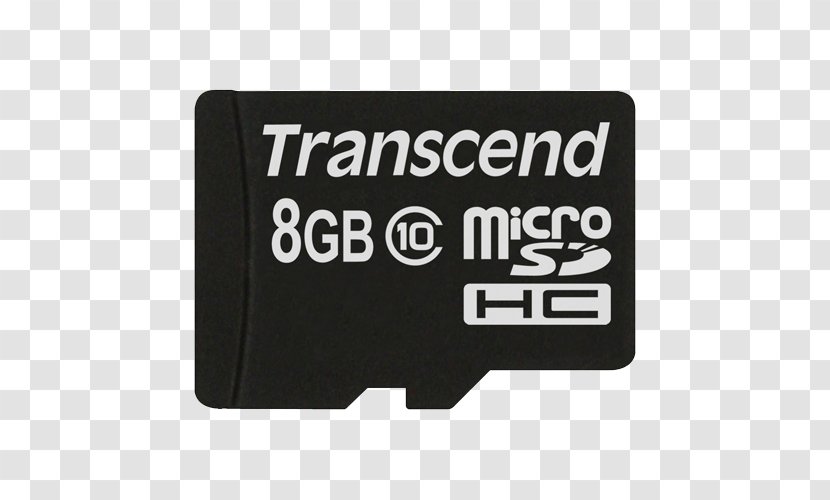 Flash Memory Cards MicroSD Transcend Information SDHC Secure Digital - Gigabyte - Adapter Transparent PNG