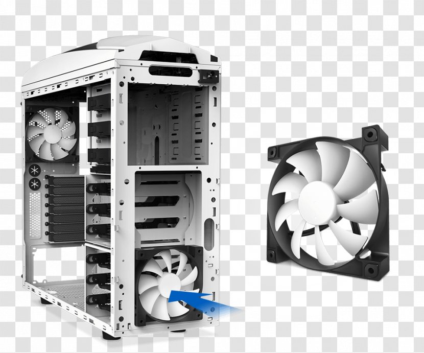 Computer Cases & Housings Nzxt Phantom 240 Tower Chassis Hardware/Electronic Personal Fan Transparent PNG