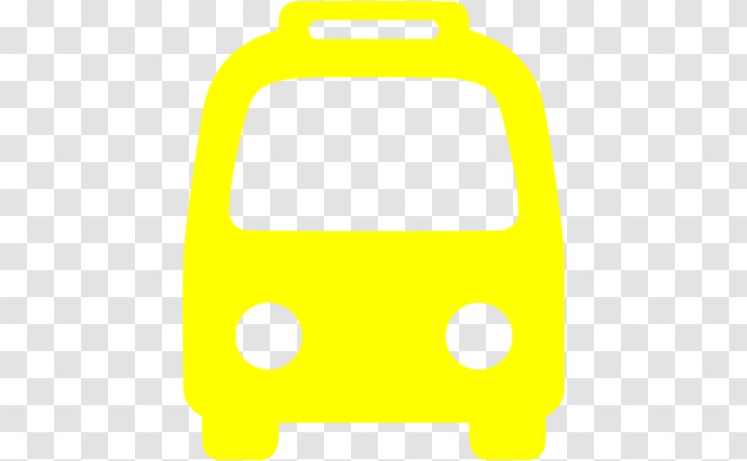 Bus Icon Design Yellow Transparent PNG