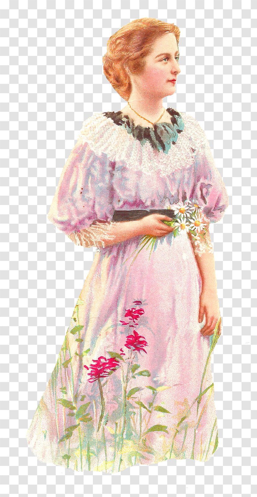 Northanger Abbey Vintage Clothing Clip Art - Costume - Woman Watercolor Transparent PNG