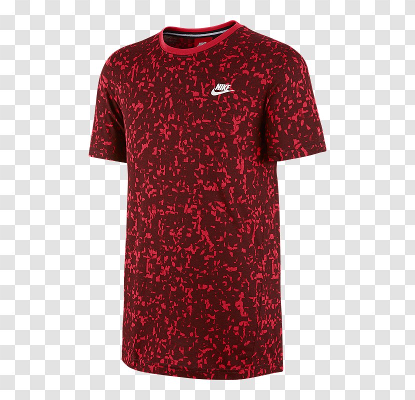 T-shirt Sleeve Maroon Dress - Nike Mesh Shorts Men Transparent PNG
