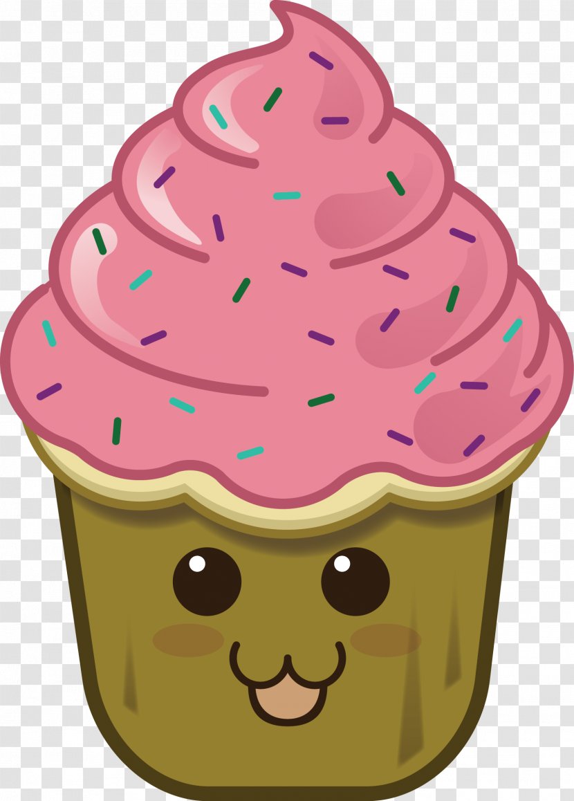 Cupcake Muffin Madeleine Drawing Recipe - Como Dibujar - Cake Transparent PNG