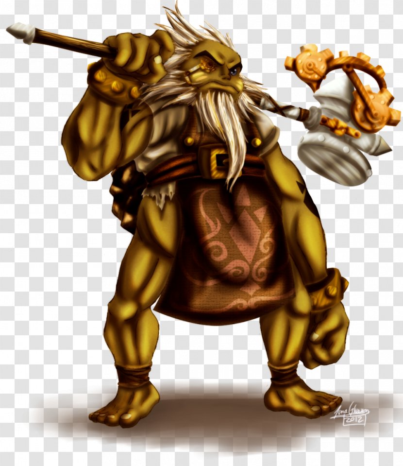 The Legend Of Zelda: Ocarina Time Hyrule Warriors Fan Art Goron Video Game - Work Transparent PNG