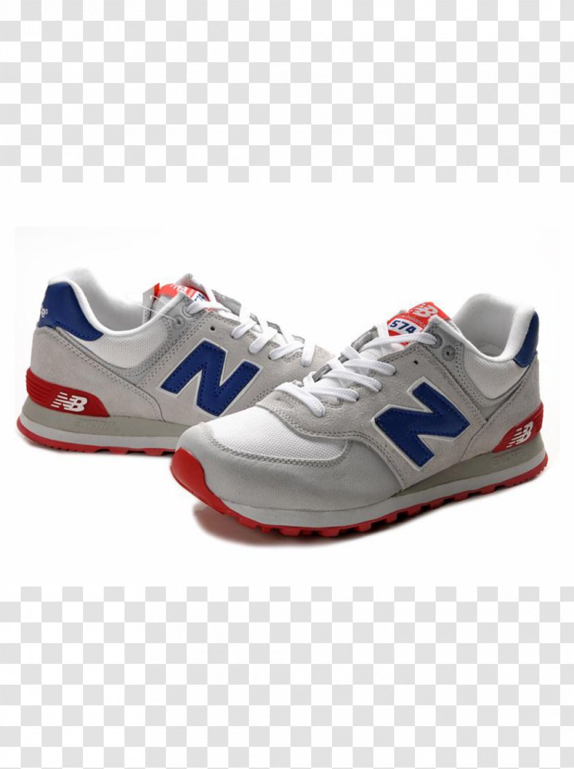 New Balance Sneakers Shoe Blue Red - Sportswear - Adidas Transparent PNG