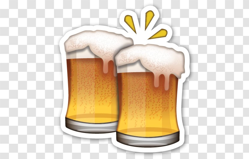 Beer Glasses Emoji Emoticon Clip Art - Pint Us Transparent PNG