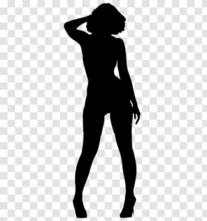 Silhouette Woman Female - Black Transparent PNG