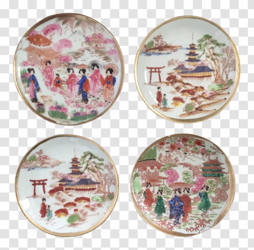 Plate Chinoiserie Porcelain Platter Decorative Arts - Japan - Hand Painted Japanese Bento Transparent PNG