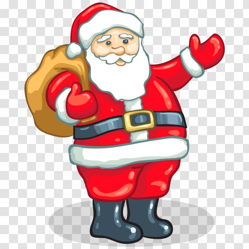 Santa Claus Father Christmas Gift Clip Art - Elf Transparent PNG