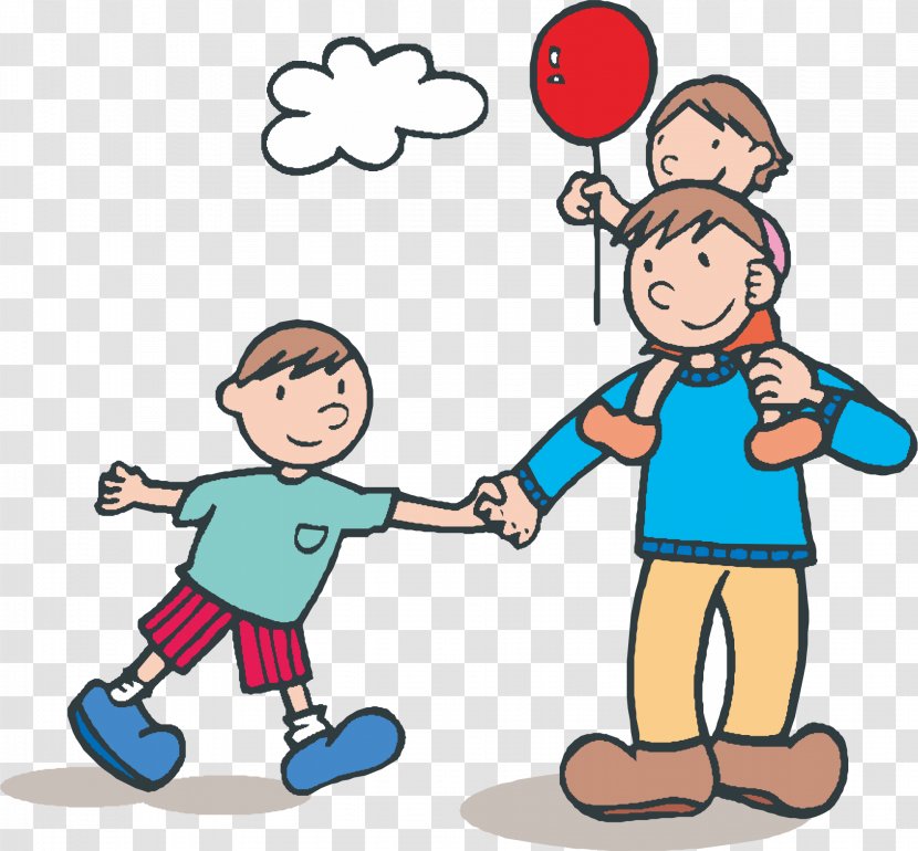 Clip Art - Man - Happy Family Transparent PNG