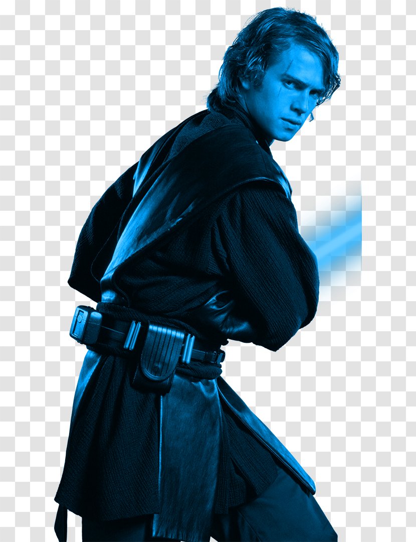 George Lucas Anakin Skywalker Luke Obi-Wan Kenobi Star Wars: The Clone Wars - Blue Transparent PNG