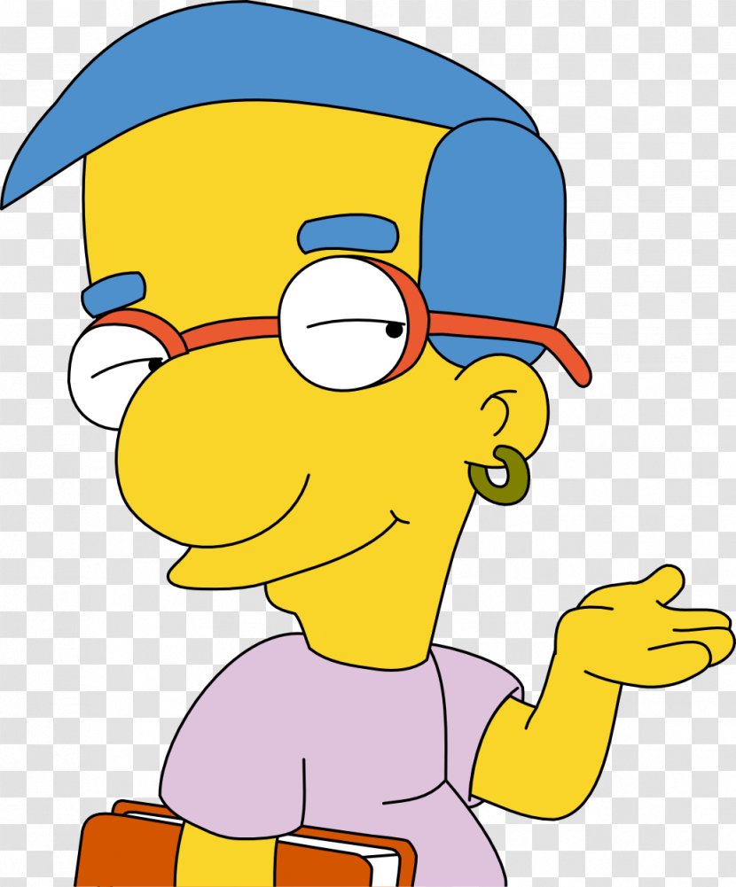 Milhouse Van Houten Homer Simpson Bart Professor Frink Lisa - Eyewear Transparent PNG