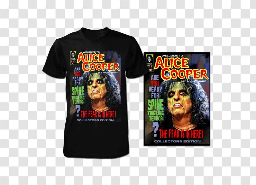 T-shirt Alice Cooper Elected Horror - Famous Monsters Of Filmland Transparent PNG