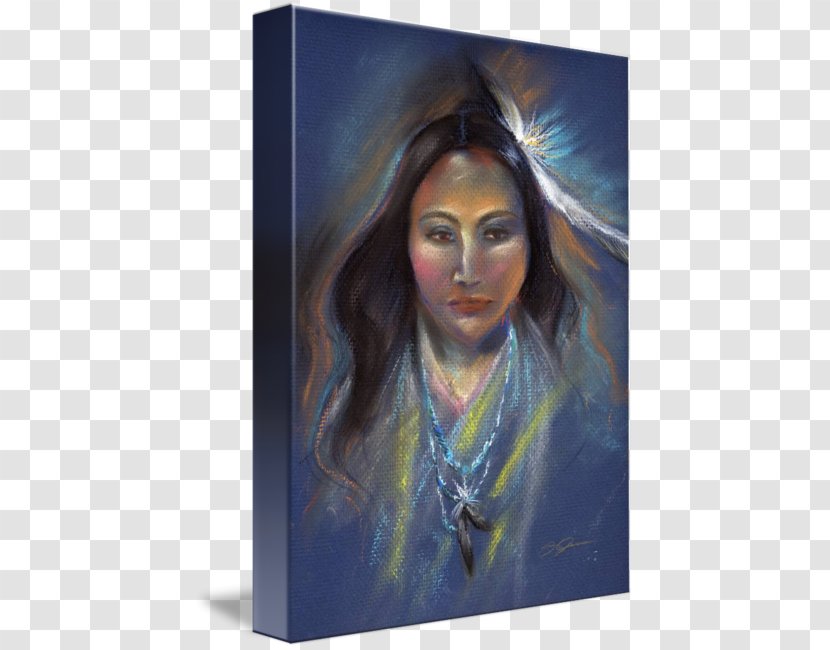 Portrait Painting Art Acrylic Paint Native Americans In The United States - Indian Transparent PNG