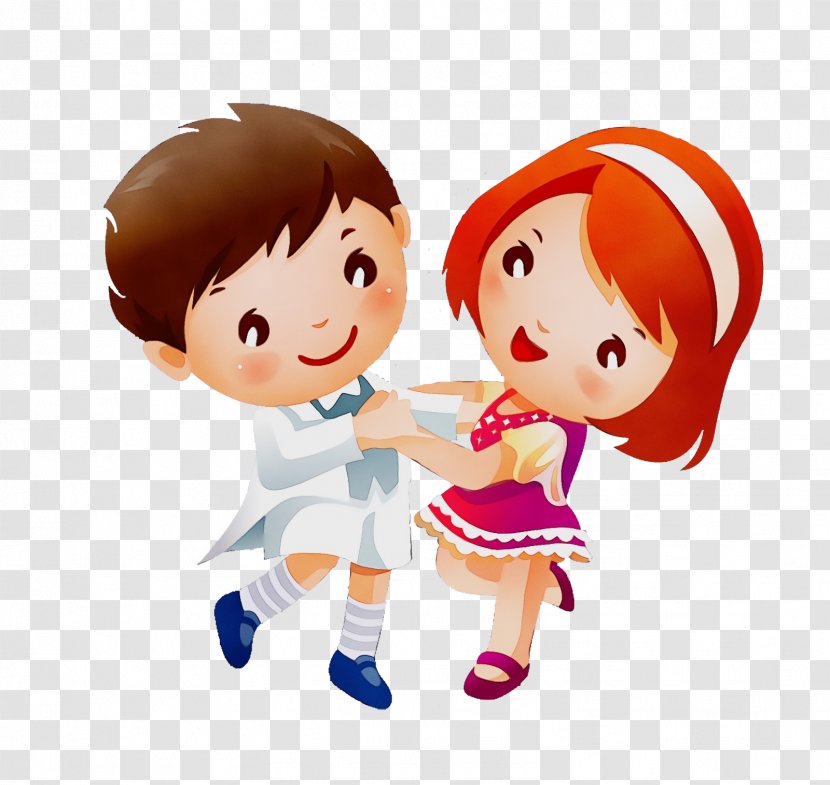 Cartoon Cheek Animation Child Happy - Gesture Transparent PNG