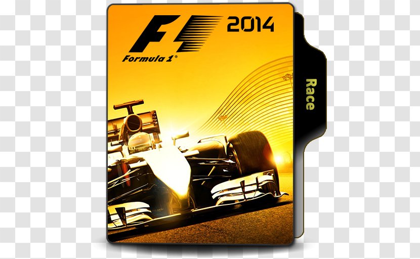 F1 2014 PlayStation 3 Race Stars Xbox 360 2010 - Yellow - Formula One World Championship Transparent PNG