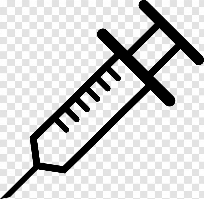 Syringe Hypodermic Needle Medicine Clip Art - Line Transparent PNG
