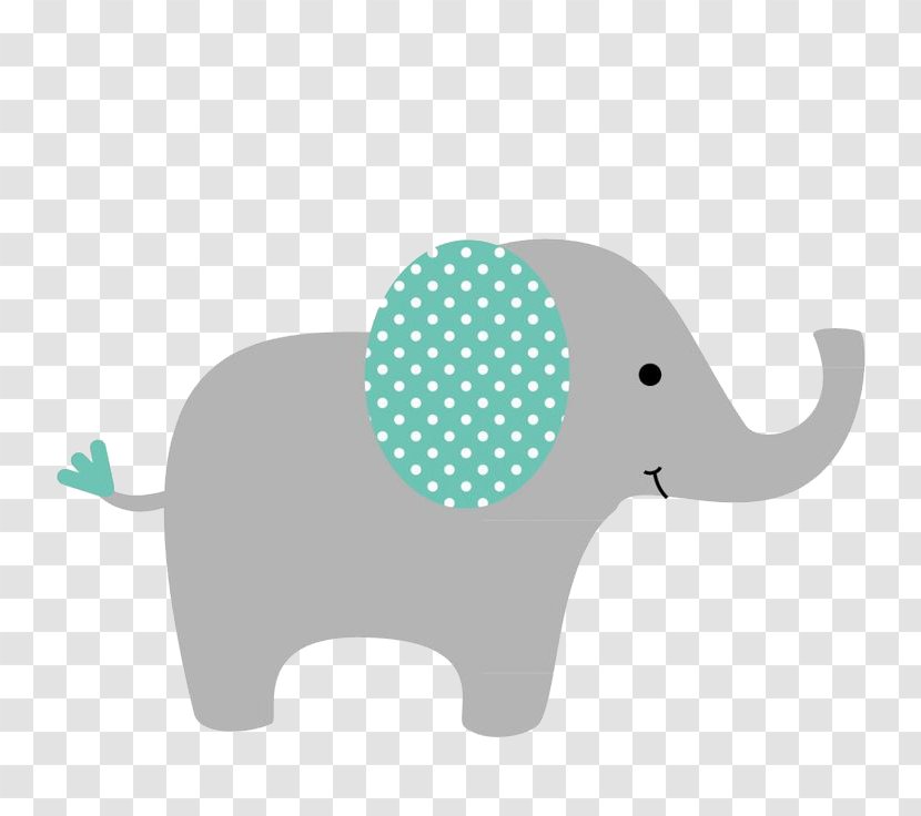 Elephantidae Download Clip Art - Green - Turquoise Transparent PNG