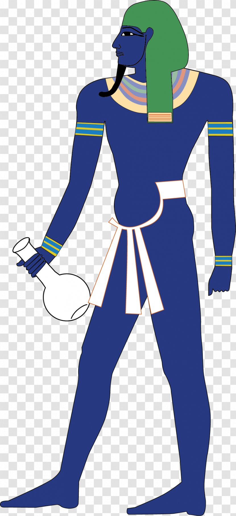 Ancient Egypt Nile Hapi Deity - Egyptian Gods Transparent PNG