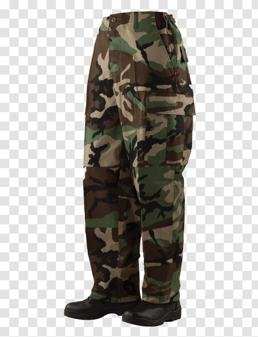 TRU-SPEC U.S. Woodland Battle Dress Uniform Pants Ripstop - Military Tactics Transparent PNG
