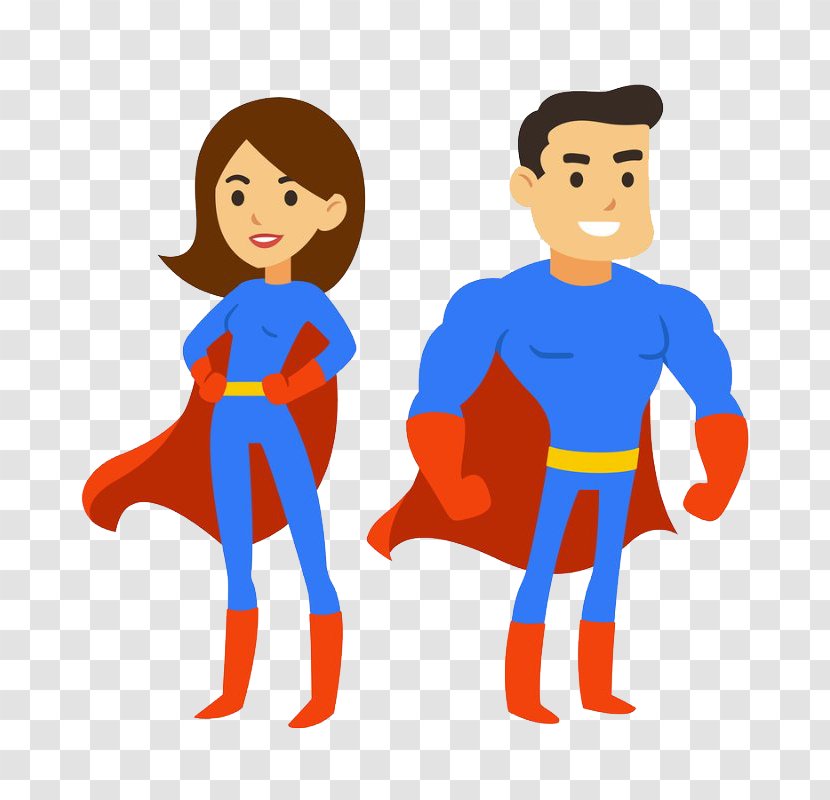 Superhero Cartoon Royalty-free - Frame - Hero Transparent PNG