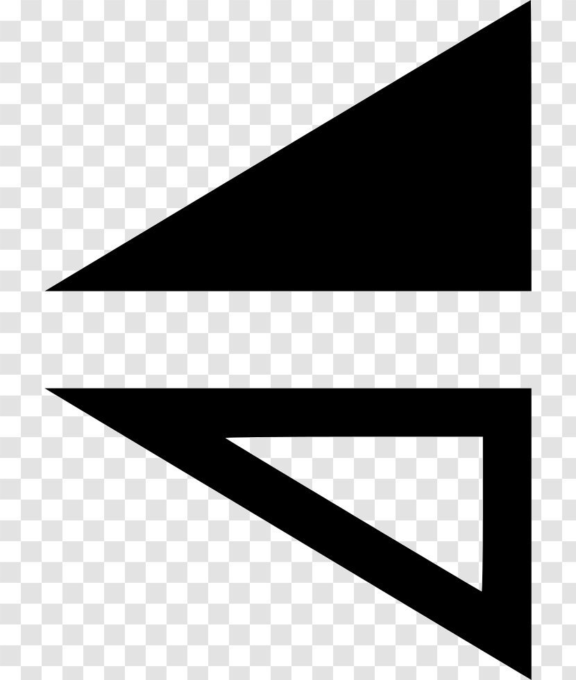 Triangle Line Product Design Font - Brand - Flip Vertical Transparent PNG