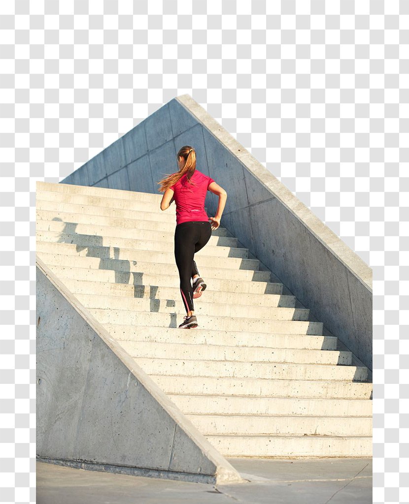 Stairs Stock Photography Harbour Centre Building Running - Woman Transparent PNG