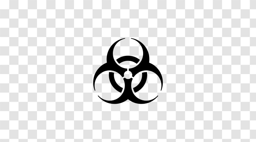Biological Hazard Symbol Sign Clip Art - Logo Transparent PNG