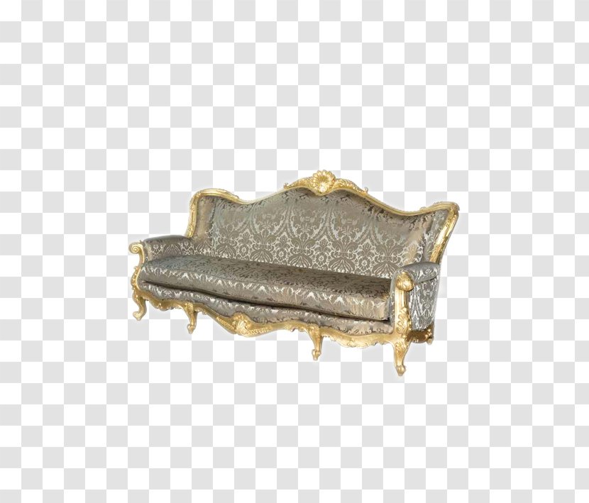Couch - Brass - European Sofa Transparent PNG