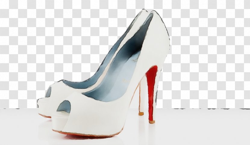 Bride Cartoon - Basic Pump - Carmine Bridal Shoe Transparent PNG