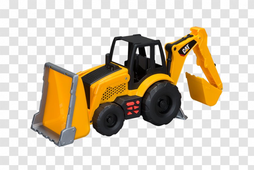 Caterpillar Inc. Heavy Machinery Toy State Lights And Sound Job Site Machines - Bulldozer - Backhoe Transparent PNG