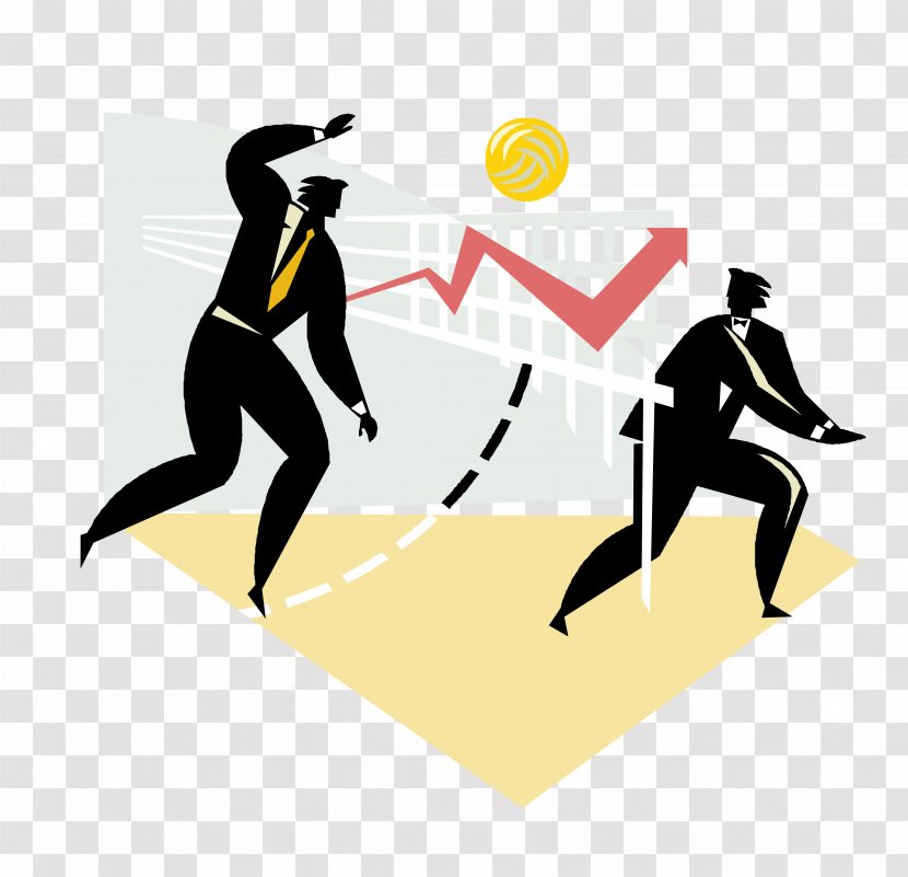 Strategy Businessperson - Niche Market - Vector Volleyball Material Transparent PNG
