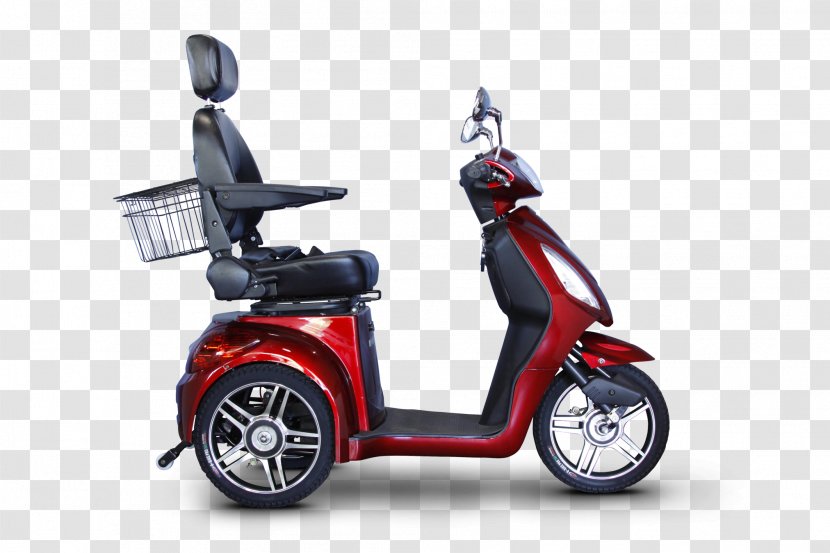 Mobility Scooters Electric Vehicle Car Wheel - Scooter Transparent PNG