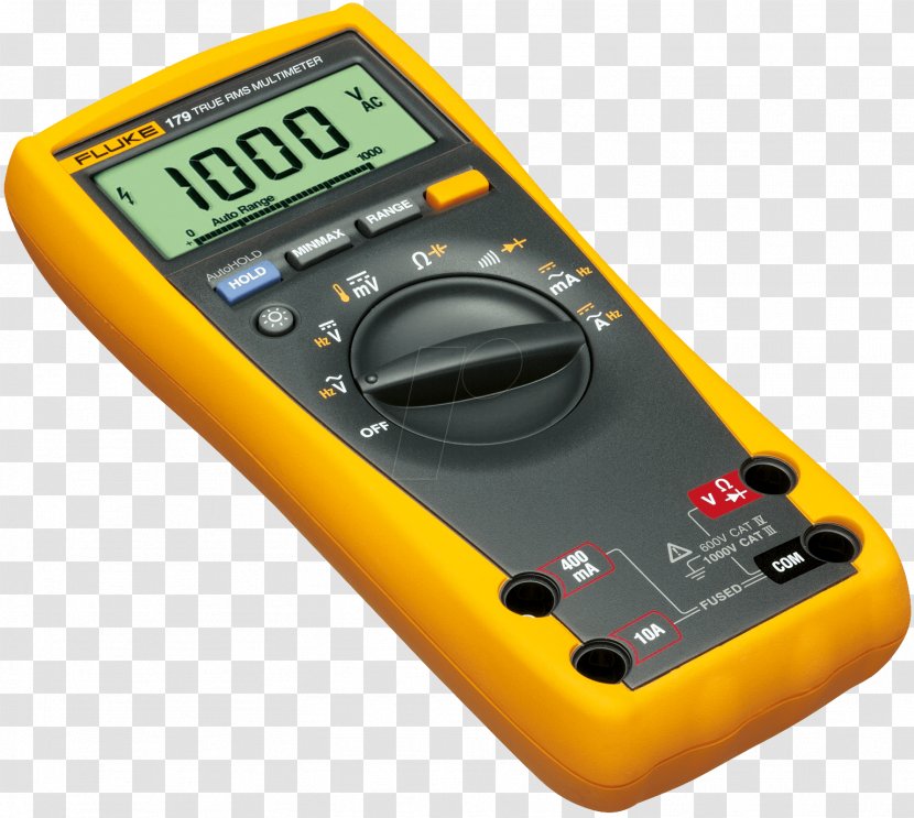 Fluke Corporation Digitalmultimeter True RMS Converter Electronics - Electrical Engineering - ID Transparent PNG