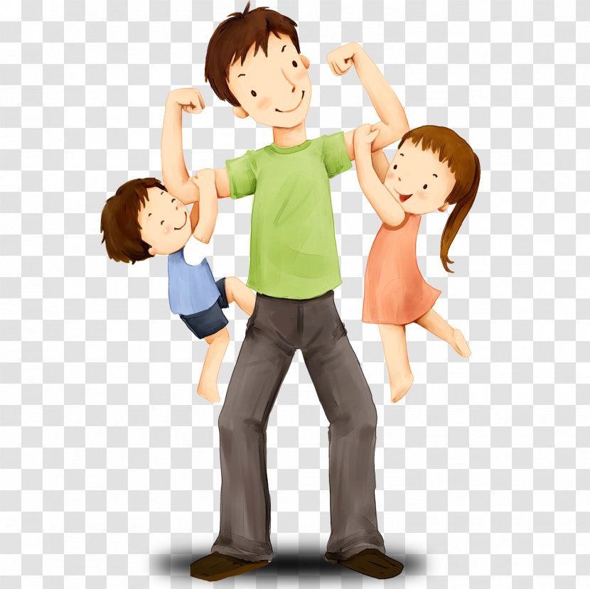 Father's Day Child Family Happiness - Laughter - Papa Transparent PNG