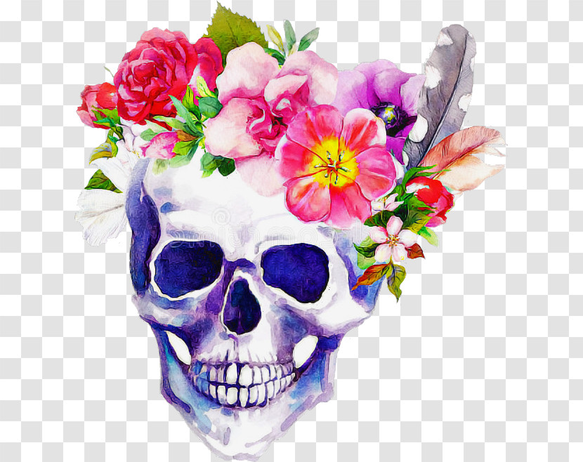 Flower Plant Petal Violet Skull Transparent PNG