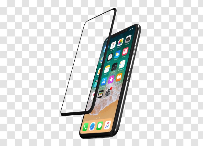 Smartphone IPhone X Screen Protectors Toughened Glass - Tablet Computers - Full Transparent PNG