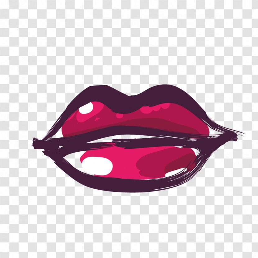 Lipstick Make-up Download - Fashion Accessory - Vector Lips Transparent PNG