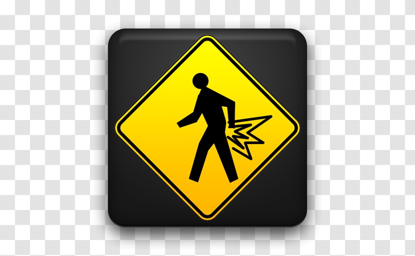 Pedestrian Crossing Traffic Sign Road - Driving Transparent PNG